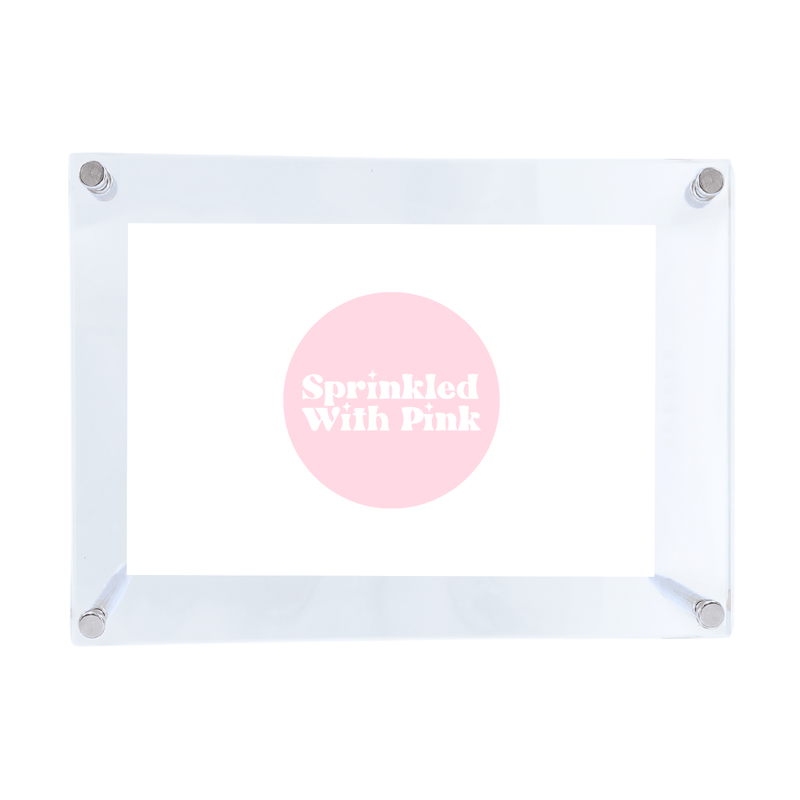 Shadow Monogram Acrylic Frame