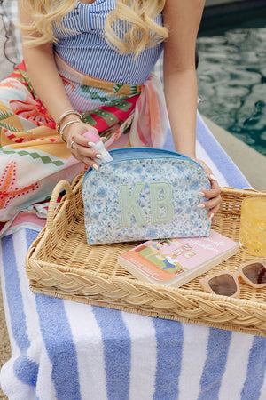 Clear Coated Pouch - Appliqué