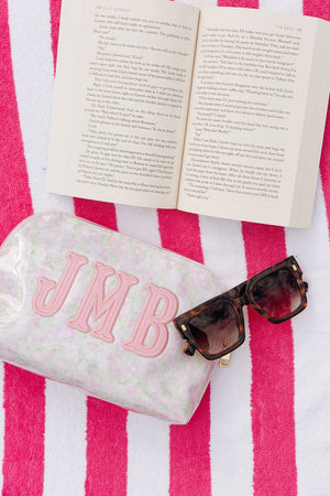 Clear Coated Pouch - Appliqué