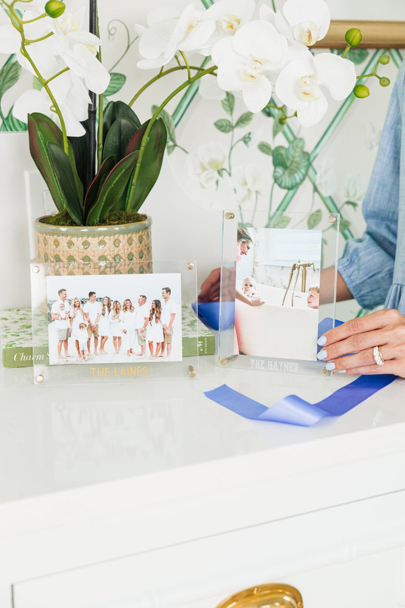 Shadow Monogram Acrylic Frame