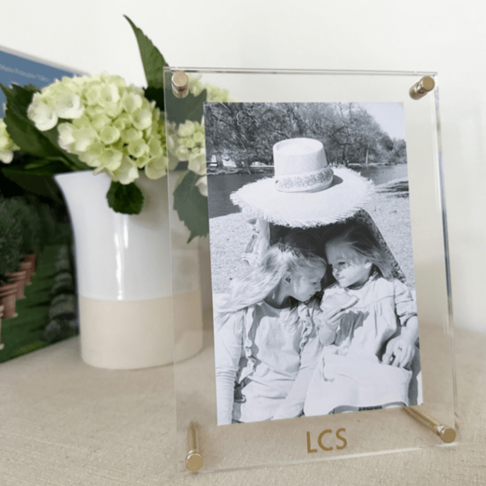 Shadow Monogram Acrylic Frame