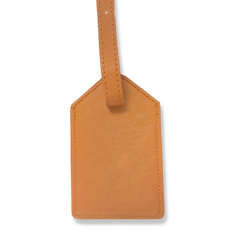 Printed Monogram Luggage Tag