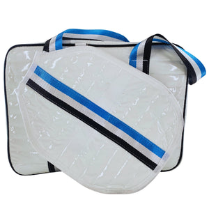 Striped Monogram Puffer Pickleball Bag