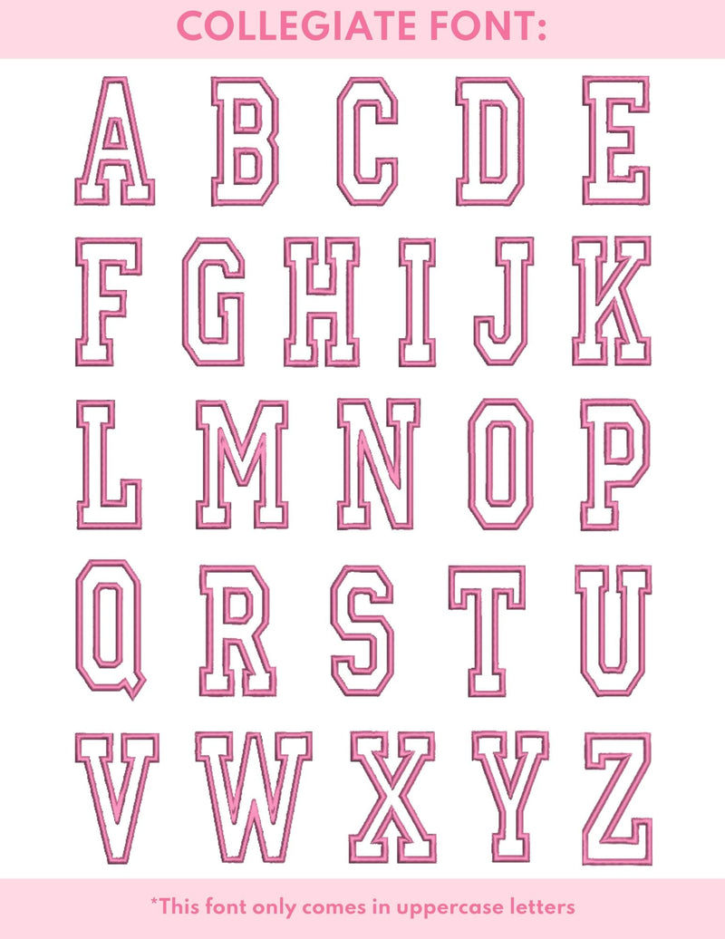 Collegiate Embroidered Sweatshirt