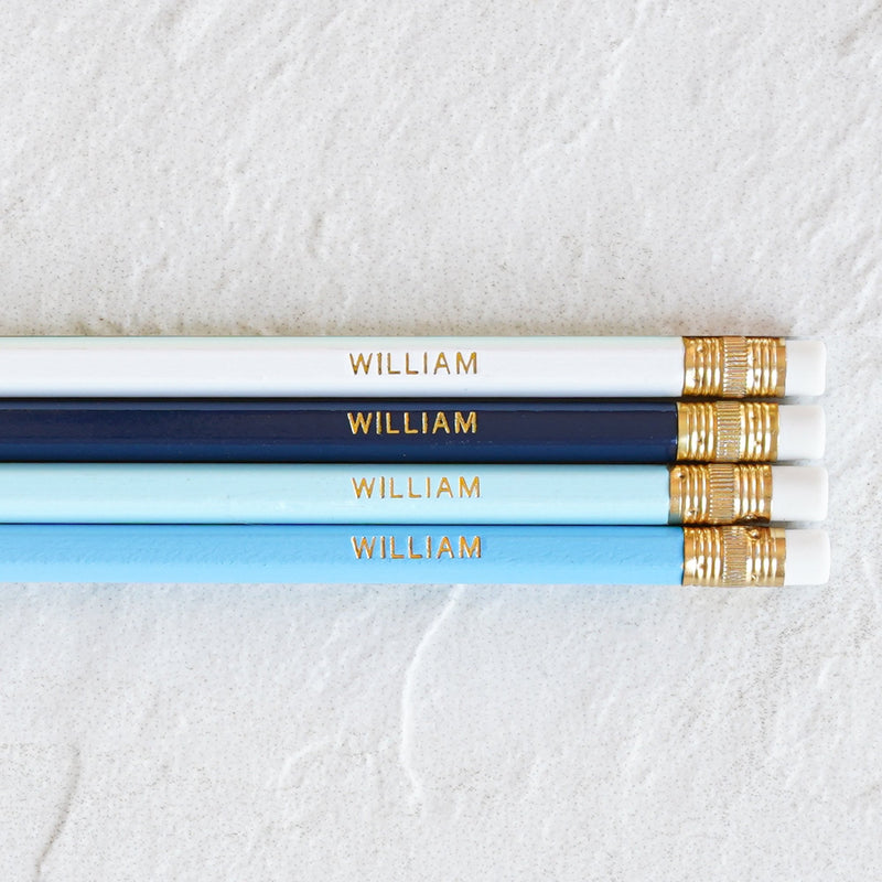 Custom Gold Foil Pencils - Sprinkled With Pink #bachelorette #custom #gifts
