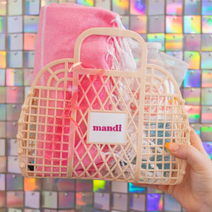 Custom Name Jelly Bag - Sprinkled With Pink #bachelorette #custom #gifts