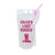 A party pouch is customized with "Char's Last Rodeo" with a boot motif in a pink font.