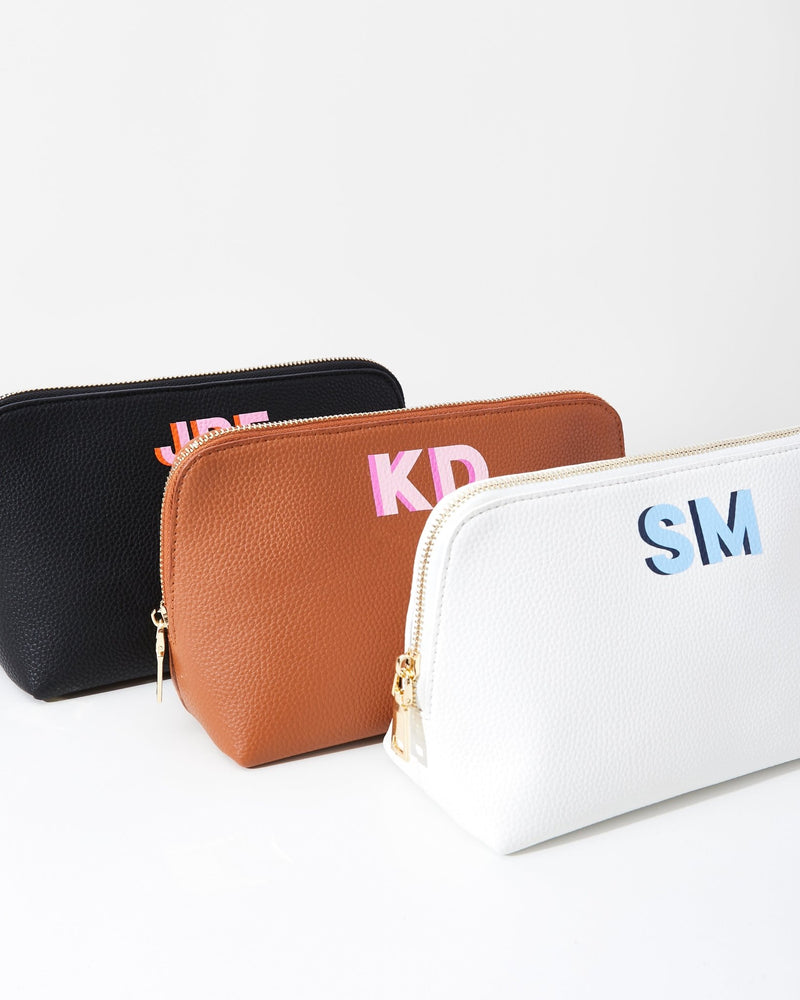 Leather Pouch - Sprinkled With Pink #bachelorette #custom #gifts