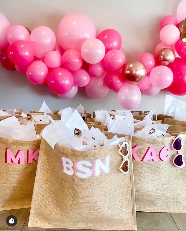 Shadow Monogram Jute Carryall