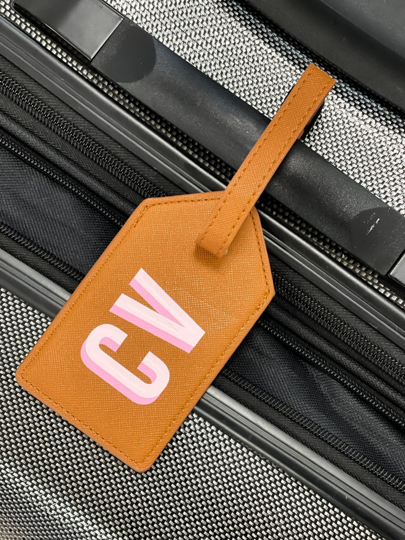 Shadow Monogram Luggage Tag