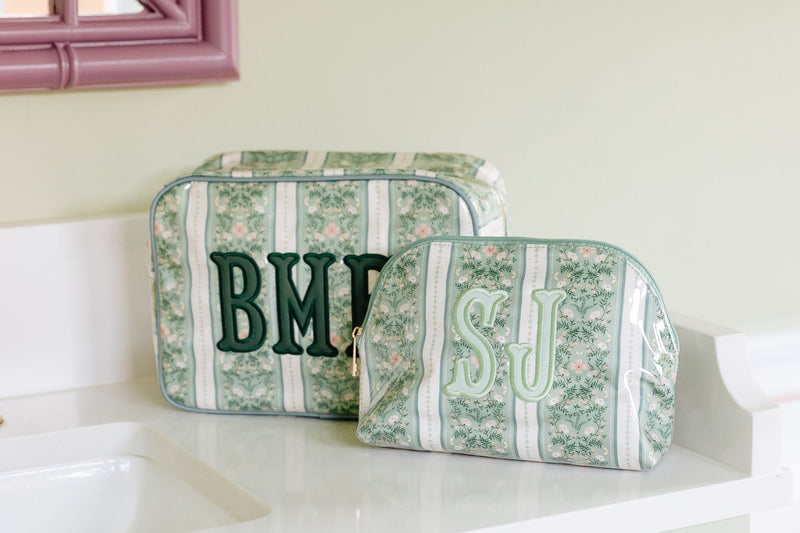 Clear Coated Pouch - Appliqué