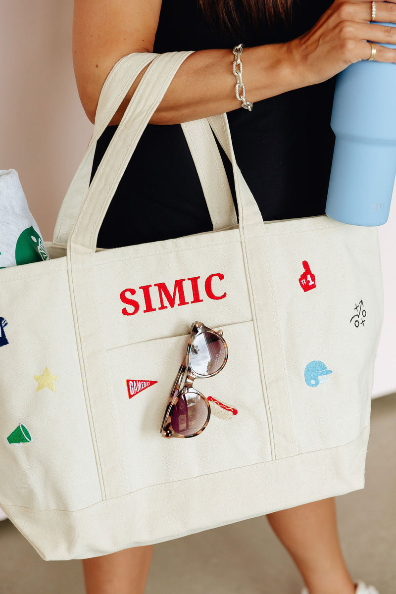 Gameday Icon Canvas Tote