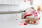 Sprinkled With Pink Valentine's Gift Basket Filled with Custom Gifts