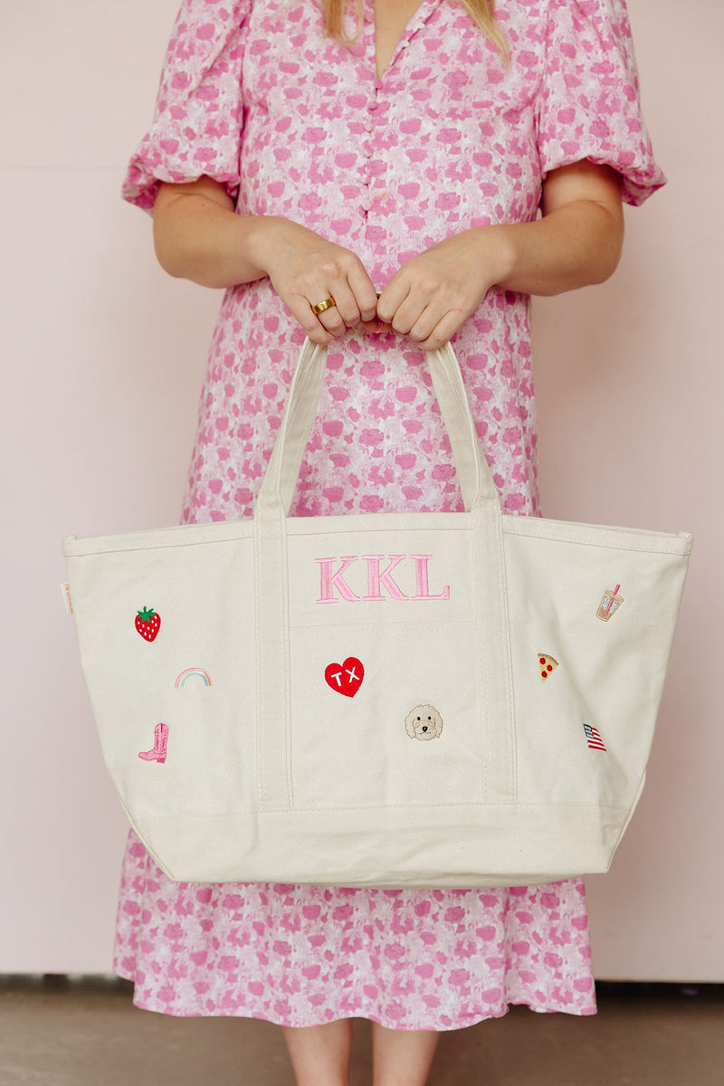 Favorite Things Custom Canvas Tote