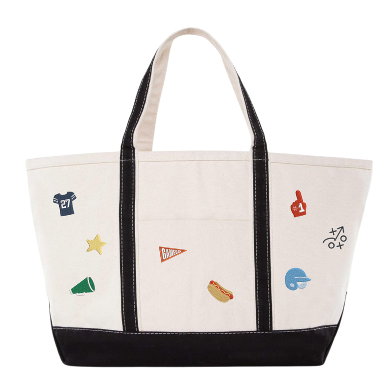 Gameday Icon Canvas Tote