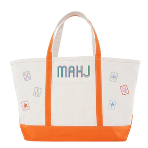 Mahjong Icon Canvas Tote