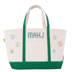 Mahjong Icon Canvas Tote
