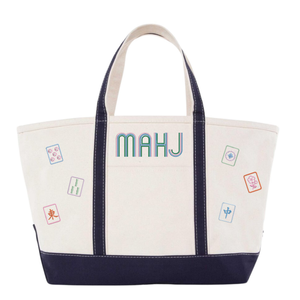 Mahjong Icon Canvas Tote