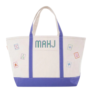 Mahjong Icon Canvas Tote