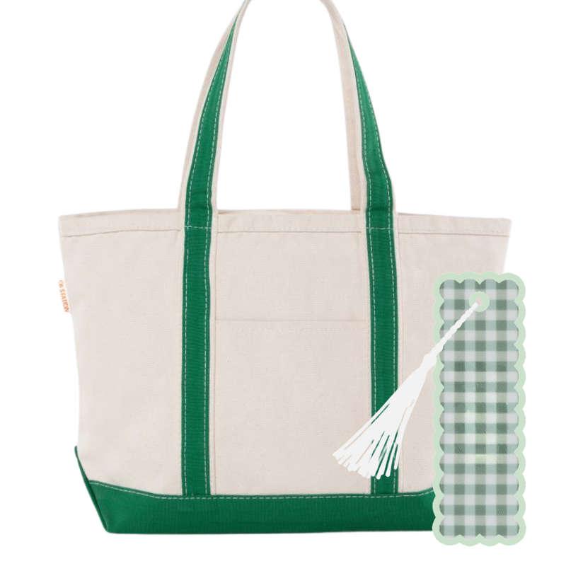 Book Lover Tote & Bookmark