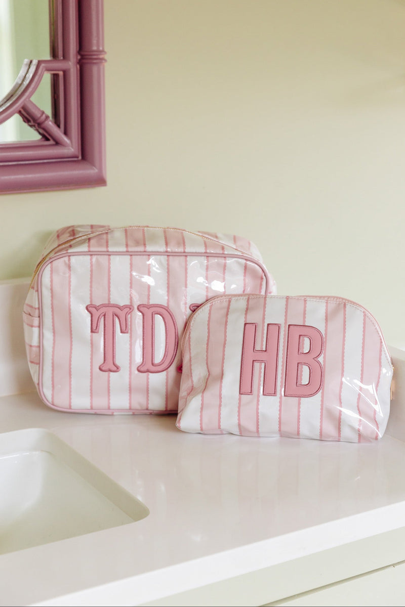 Clear Coated Pouch - Appliqué