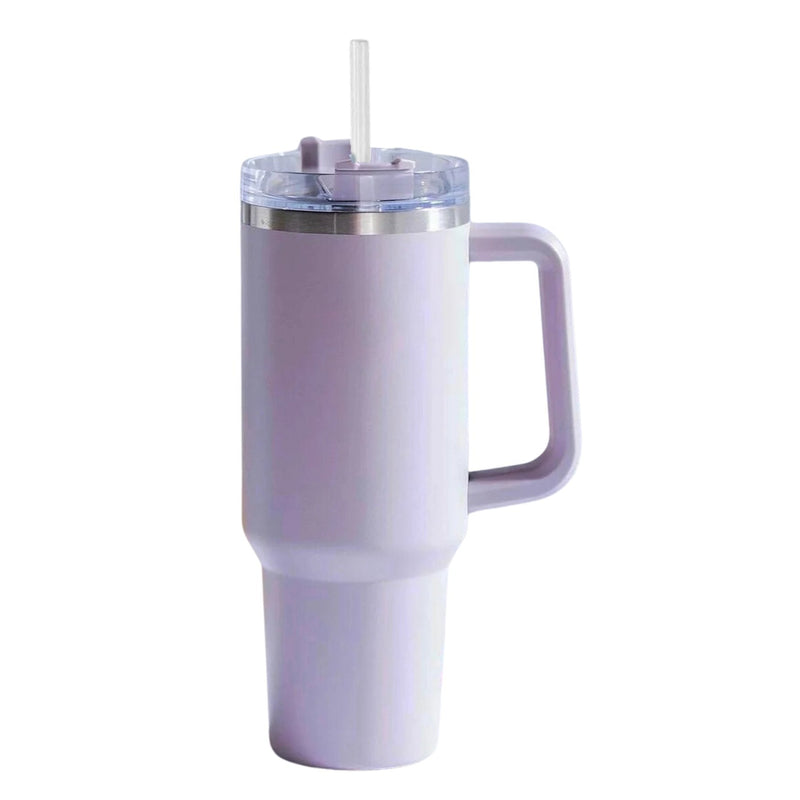 Lavender 40 oz heart tumbler pastel personalized cup perfect for Valentine’s or bridesmaid gifts.