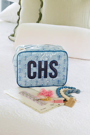 Clear Coated Pouch - Appliqué