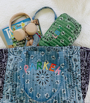 Bandana Tote & Pouch Set