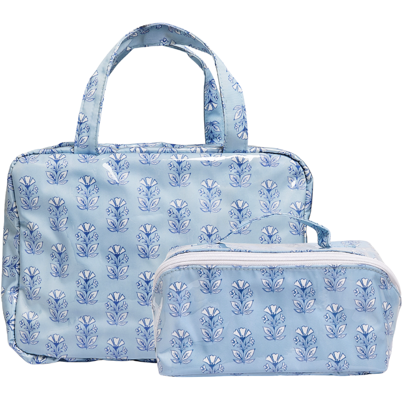 Clear Coated Travel Set