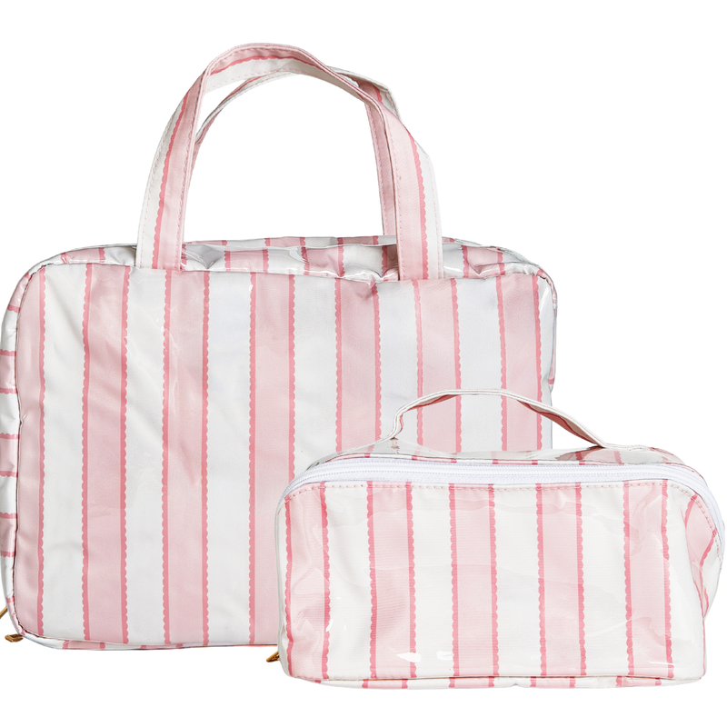 Clear Coated Travel Set