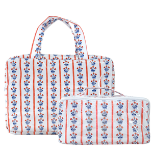Coastal Clear Coated Travel Set
