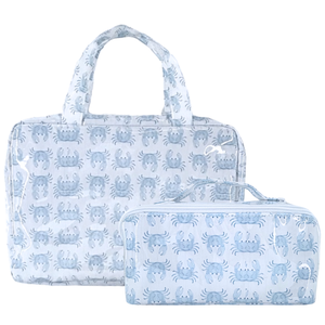 Coastal Clear Coated Travel Set