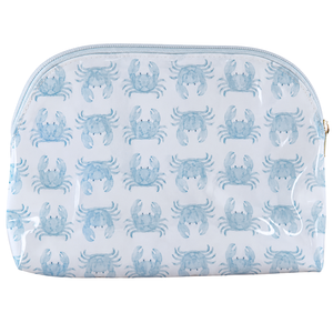 Coastal Clear Coated Pouch - Appliqué