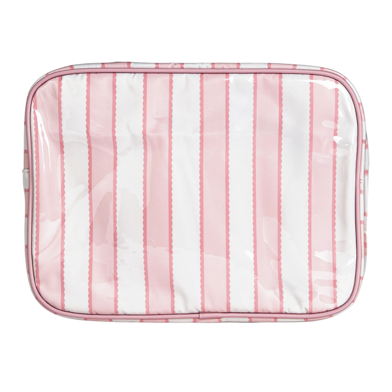 Clear Coated Pouch - Appliqué