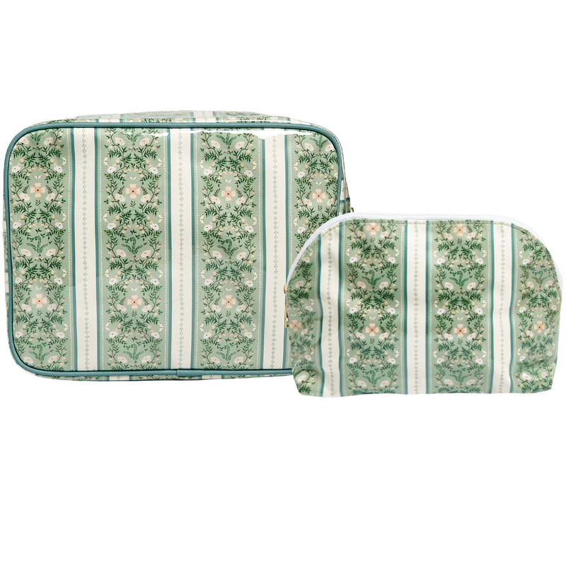 Clear Coated Pouch - Appliqué