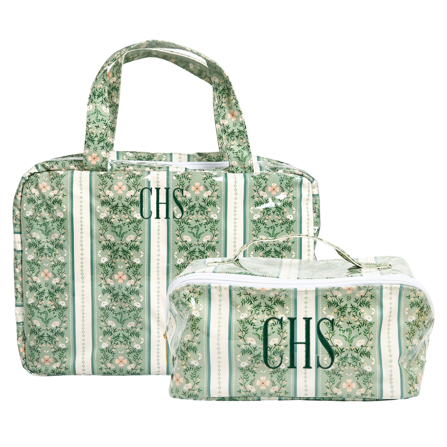 Clear Coated Travel Set