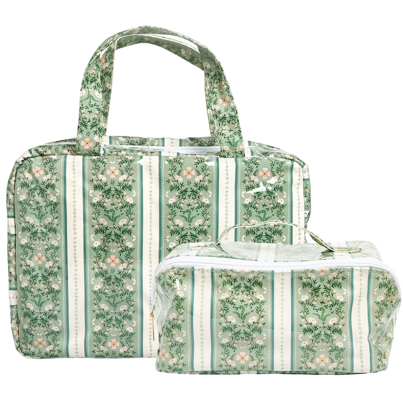 Clear Coated Travel Set