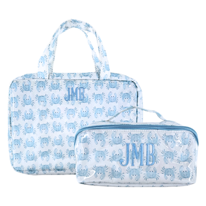 Coastal Clear Coated Travel Set