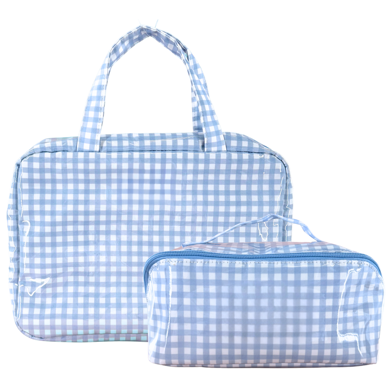Coastal Clear Coated Travel Set
