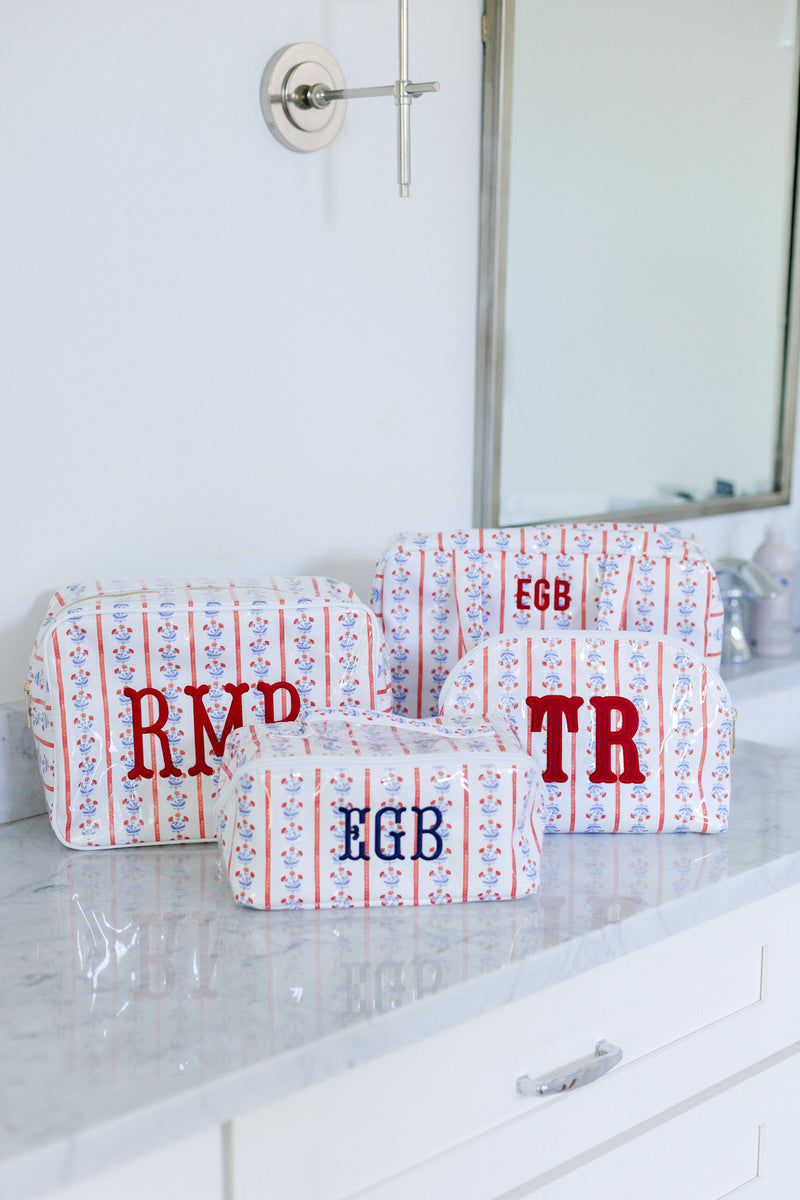 Coastal Clear Coated Travel Set