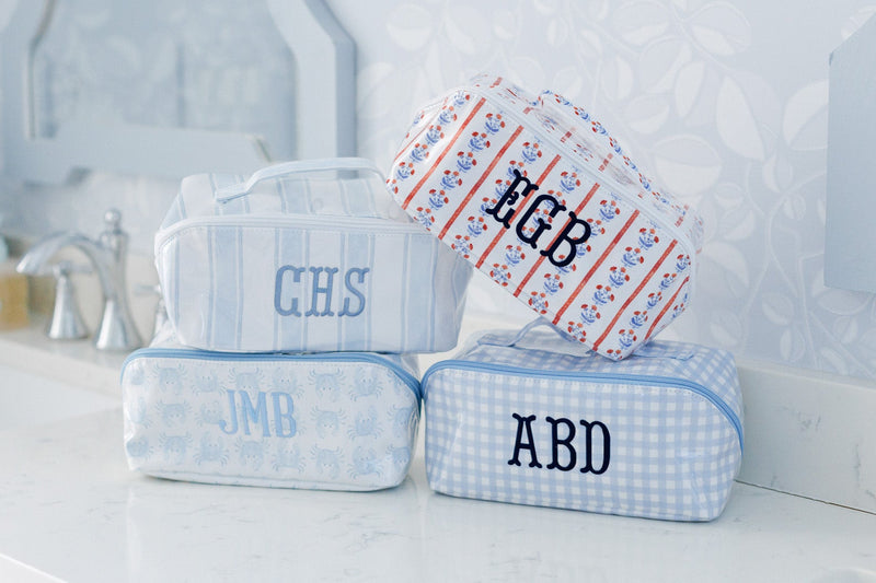 Coastal Clear Coated Travel Set