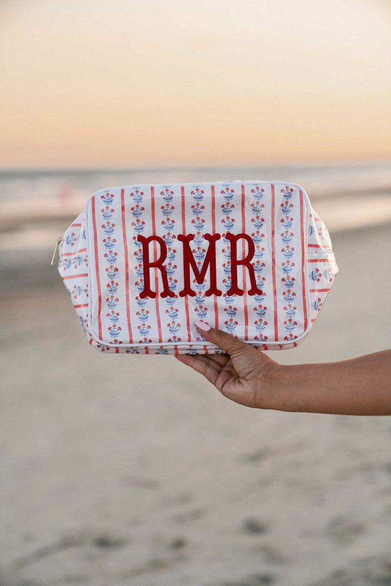 Coastal Clear Coated Pouch