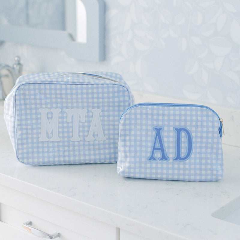 Coastal Clear Coated Pouch - Appliqué