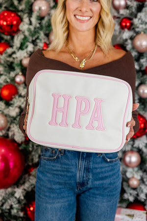 Canvas Pouch with Applique