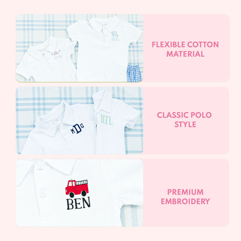 Toddler Short Sleeve Polo - Solid