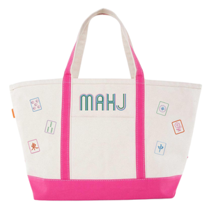 Mahjong Icon Canvas Tote