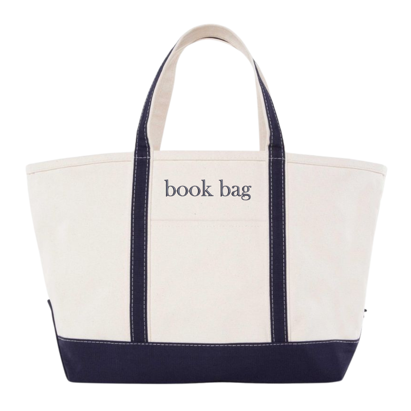 Book Lover Canvas Tote