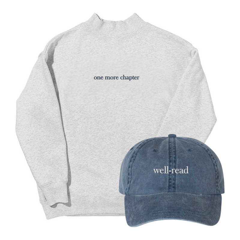Book Lover Mockneck & Hat