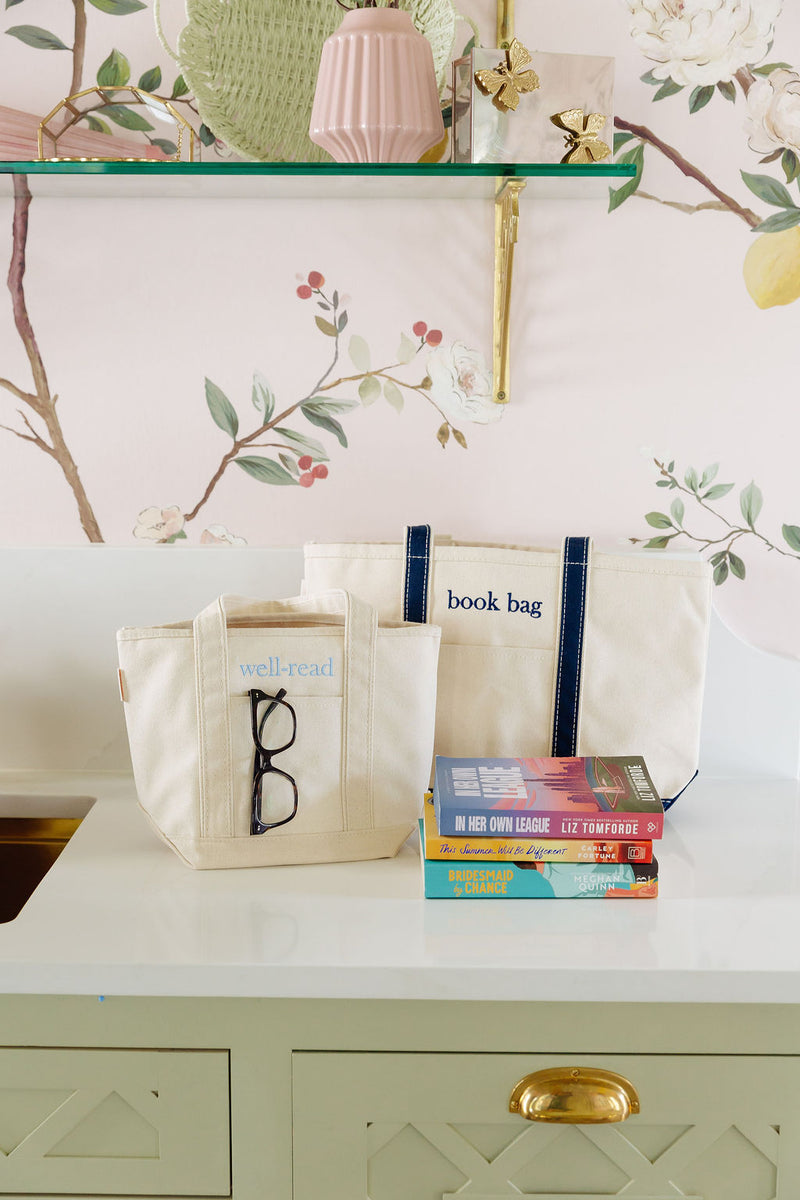 Book Lover Tote & Bookmark