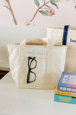Book Lover Canvas Tote